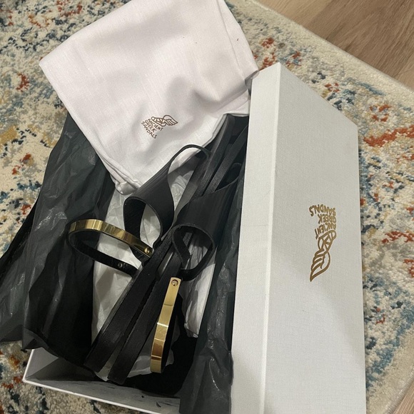 PERFECT CONDITION LUXURY Black Drepani thong sandals from Ancient Greek Sandals - Picture 3 of 4